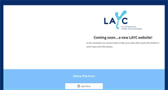 Desktop Screenshot of layc.org.uk